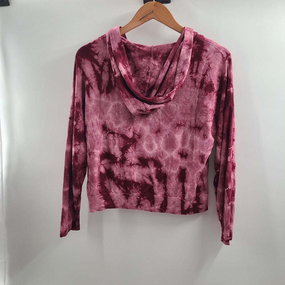 NWOT BAEA Los Angelos tie‎ dye zip front Hoodie - Size X-Small - Picture 2 of 6